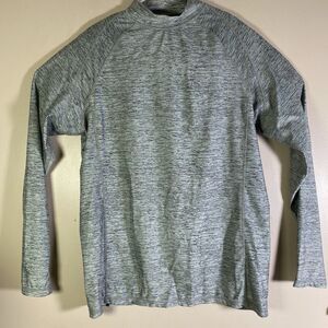 UV SKINZ UPF 50+ Long Sleeve Stretch Swim Beach Shirt  Mock Neck Ladies Large